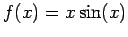 $f(x)= x \sin(x)$