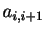 $ a_{i,i+1}$