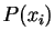 $ P(x_i)$