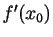 $ f'(x_0)$
