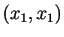 $ (x_1,x_1)$