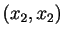 $ (x_2,x_2)$