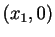 $ (x_1,0)$