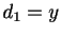 $ d_1=y$