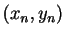 $ (x_n,y_n)$