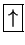 \fbox{$\uparrow$}