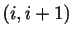 $ (i,i+1)$