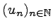 $ (u_n)_{n\in {\mathbb{N}}}$