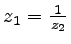 $ z_1=\frac{1}{z_2}$