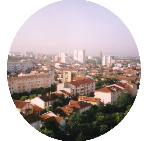 Toits de Toulouse depuis les Minimes