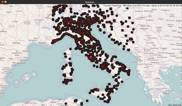 Italy heatmap